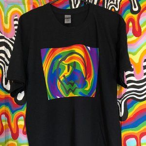 trippy smiley shirt!
